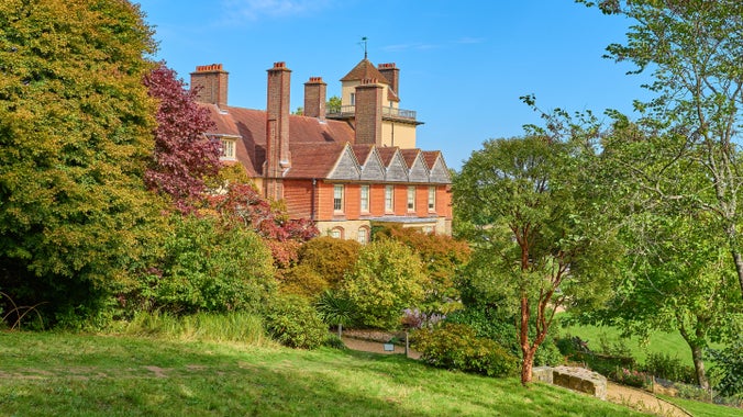 A view of Standen in autumn